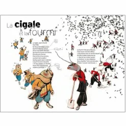 Fables Jean de La Fontaine illustrées par Rébecca Dautremer