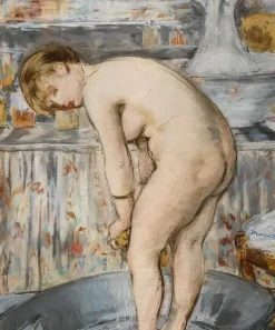 Femme dans un tub (panneaux aluminium)
