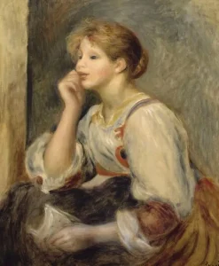 Femme à la lettre (toiles encadrées)