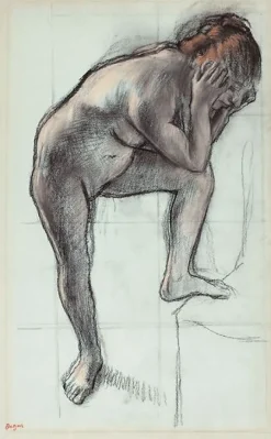 Femme nue debout (panneaux aluminium)