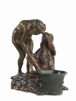 Femme se lavant la jambe gauche (toiles encadrées)