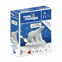Discount Figurine à mouler et à décorer L'Ours blanc - Mako Moulages Loisirs Créatifs