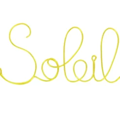 Fil sculpté en métal - Soleil