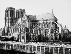 Sale Flan sud de la cathédrale Notre-Dame, Paris vers 1857 (panneaux aluminium) Panneaux Aluminium|Panneaux Acryliques
