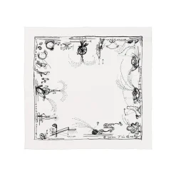 Foulard Fontaine de Bâle Jean Tinguely 70x70cm
