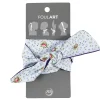 Sale FoulArt Roses et barbeaux Accessoires Cheveux|Accessoires