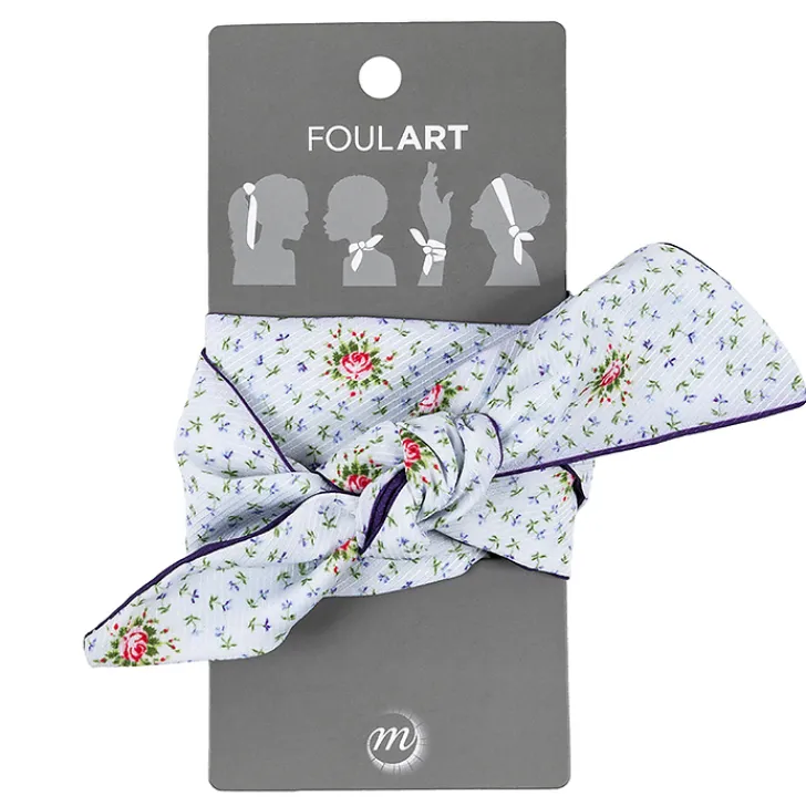 Sale FoulArt Roses et barbeaux Accessoires Cheveux|Accessoires