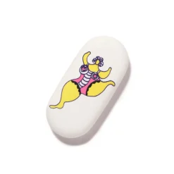New Gomme Nana jaune Niki de saint Phalle Écriture