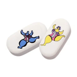 New Gomme Nana jaune Niki de saint Phalle Écriture