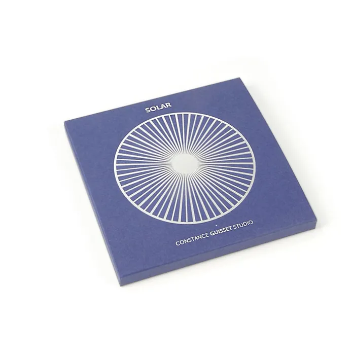 Grande broche Solar - Argentée