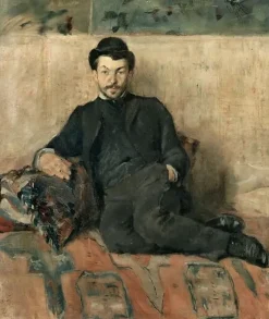 Gustave Lucien Dennery (détail), 1883 (panneaux aluminium)