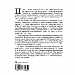 Homo faber - 2 millions d'années d'histoire de la pierre taillée - De l'Afrique aux portes de l'Europe - Catalogue d'exposition