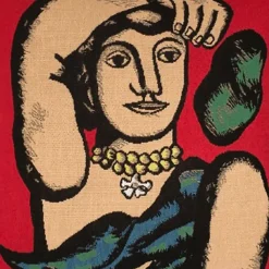Housse de coussin Fernand Léger - Litographie Mourlot Art De La Maison