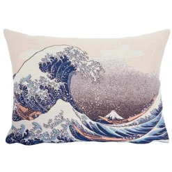 Housse de coussin Hokusai La vague