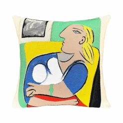 Online Housse de coussin Pablo Picasso - Femme dans un fauteuil jaune, 1932 - 45 x 45 cm - Pansu Art De La Maison