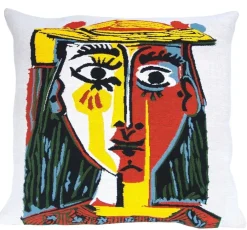 Housse de coussin Tête de Femme avec un chapeau - Picasso