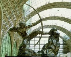 Héraklès tuant les oiseaux du lac Stymphale (panneaux aluminium)