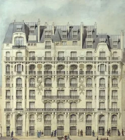 Immeuble de rapport (1, rue Huysmans, 75006 Paris) : façade, élévation (panneaux aluminium)