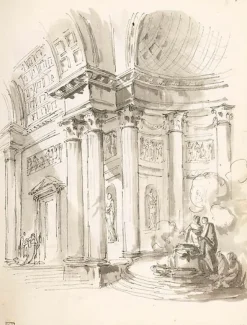Clearance Intérieur de basilique animé (affiches d'art encadrées) Affiches D'Art Encadrées|Toiles Sur Châssis