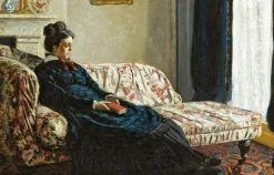 Outlet Intérieur ou Méditation. Mme Monet au canapé (toiles encadrées) Toiles Encadrées|Toiles Sans Cadre