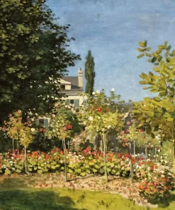 Jardin en fleurs, à Sainte-Adresse (toiles encadrées)