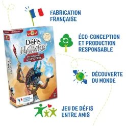 Jeu de cartes Défis nature - Mythologie égyptienne - Bioviva