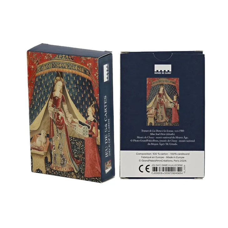 Sale Jeu de 54 cartes - La dame à la licorne Jeux