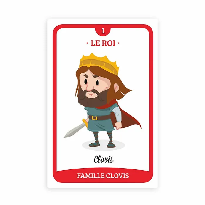 Jeu de 7 familles Rois et Reines de France