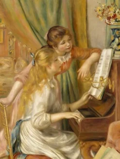 Jeunes filles au piano (toiles sur châssis)