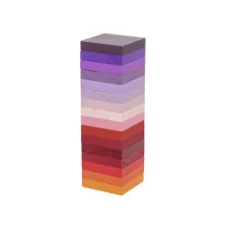 Jeu Tour à empiler - Ton chaud dégradé - Block Design
