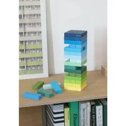 Jeu Tour à empiler - Ton froid dégradé - Block Design