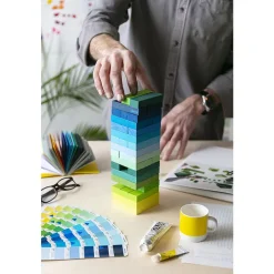 Jeu Tour à empiler - Ton froid dégradé - Block Design