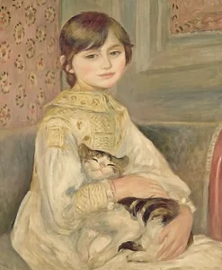 Clearance Julie Manet dit aussi L'enfant au chat (affiches d'art) Affiches D'Art|Toiles Sur Châssis