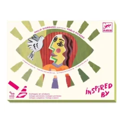 New Kit Collages et stickers inspirés par Pablo Picasso - Djeco Loisirs Créatifs