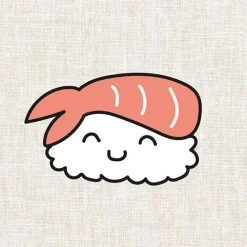 Kit de broderie Sushi crevette - Fukuri