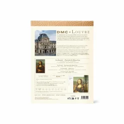Kit de tapisserie Léonard de Vinci La Joconde - DMC x Louvre Art De La Maison