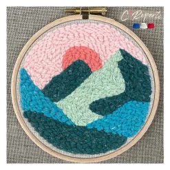 New Kit Punch Needle 1 Motif - Montagnes Loisirs Créatifs