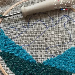 New Kit Punch Needle 1 Motif - Montagnes Loisirs Créatifs