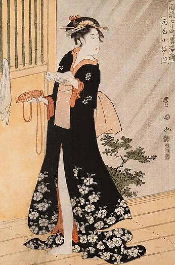Komachi demandant la pluie (affiches d'art)