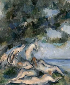 La barque et les baigneurs (toiles encadrées)