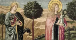 La Bataille de San Romano : la contre-attaque de Micheletto Attendolo da Cottignola (panneaux acryliques)