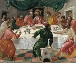 La Cène ou Le Dernier Repas du Christ (détail) (toiles encadrées)