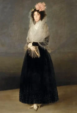 La comtesse del Carpio, marquise de la Solana (1737-1795) (panneaux acryliques)