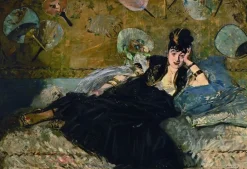 La dame aux éventails, Nina de Callias (affiches d'art encadrées)