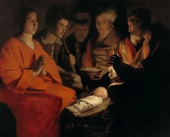 L'Adoration des bergers (panneaux acryliques)