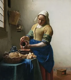 La Laitière (détail) (toiles sur châssis)