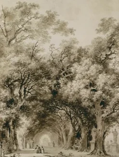 L'allée ombrageuse (toiles encadrées)
