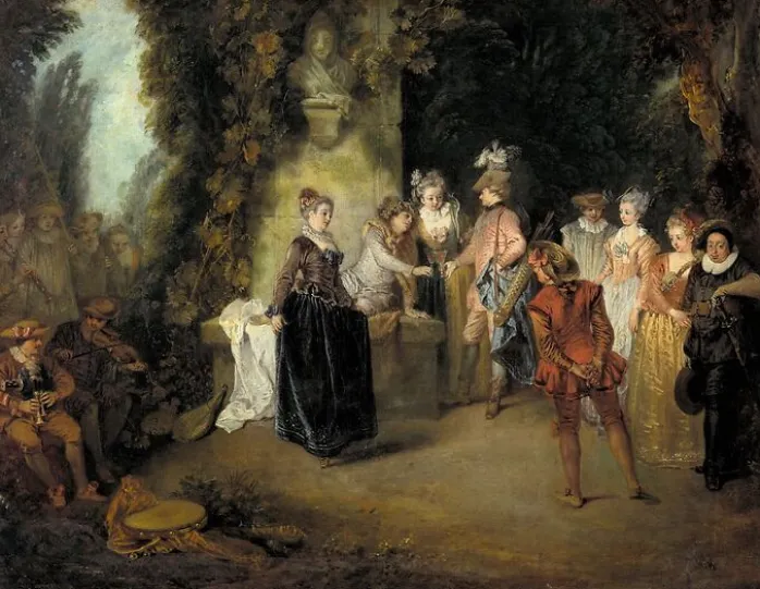 L’Amour au théâtre français (toiles sans cadre)