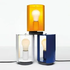 Lampe pivotante à poser - Charlotte Perriand - Nemo Lighting - Bleue