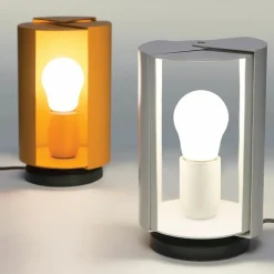 Lampe pivotante à poser - Charlotte Perriand - Nemo Lighting - Jaune